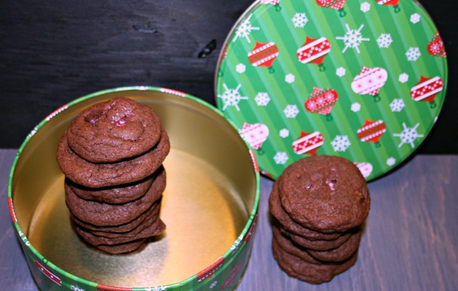 peppermint chocolate chip mocha cookie