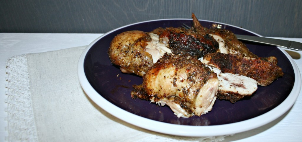 Herb Rubbed Roast Chicken