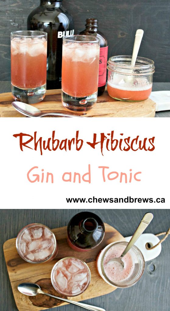 Rhubarb Hibiscus Gin