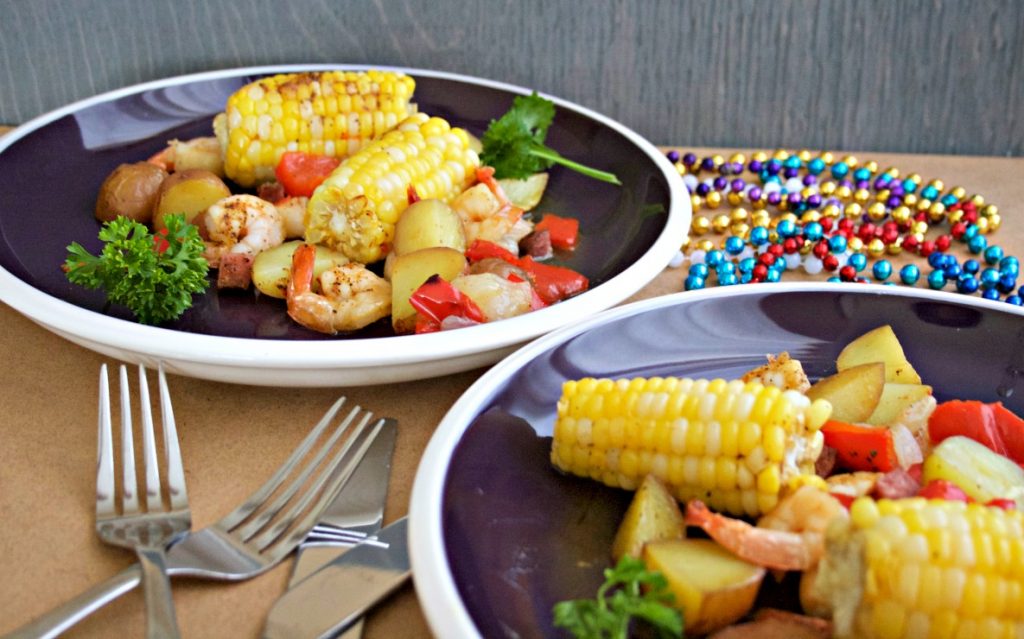 Shrimp and Corn Foil Packs