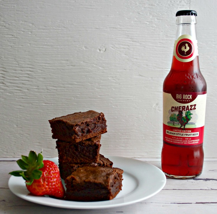 Belgian Fruit Beer Brownies
