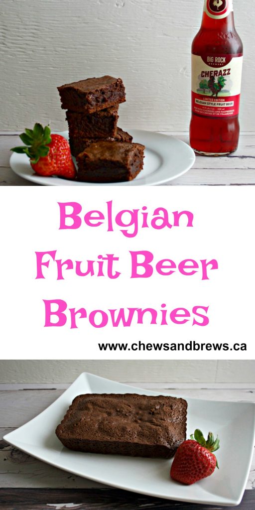 Belgian Fruit Beer Brownies