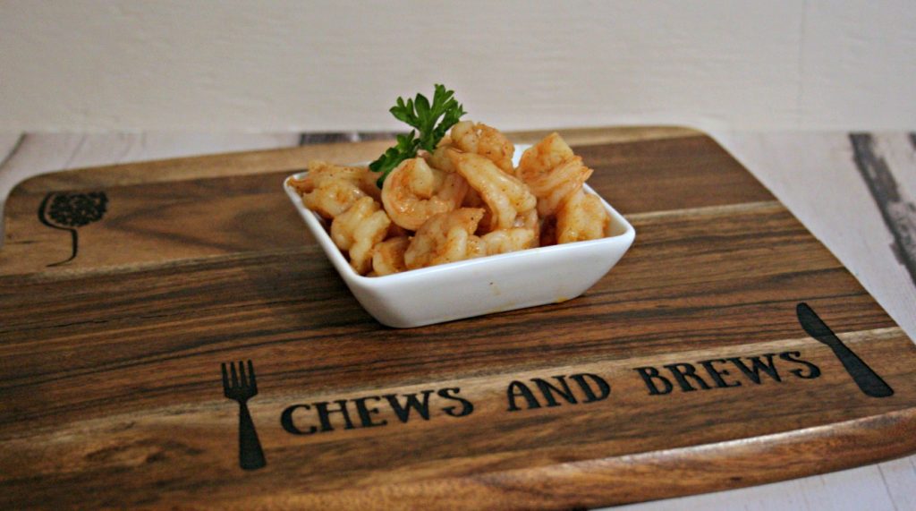 Saison Beer Sauteed Chili Shrimp