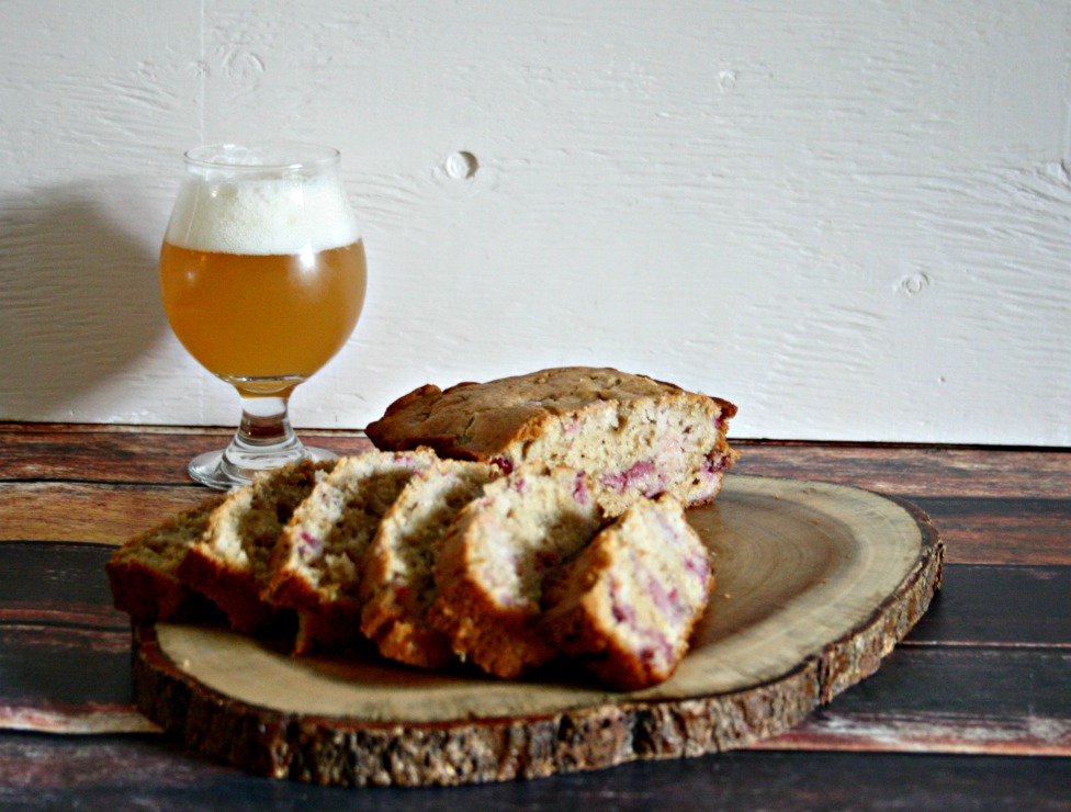 Strawberry Rhubarb Wheat Ale Loaf