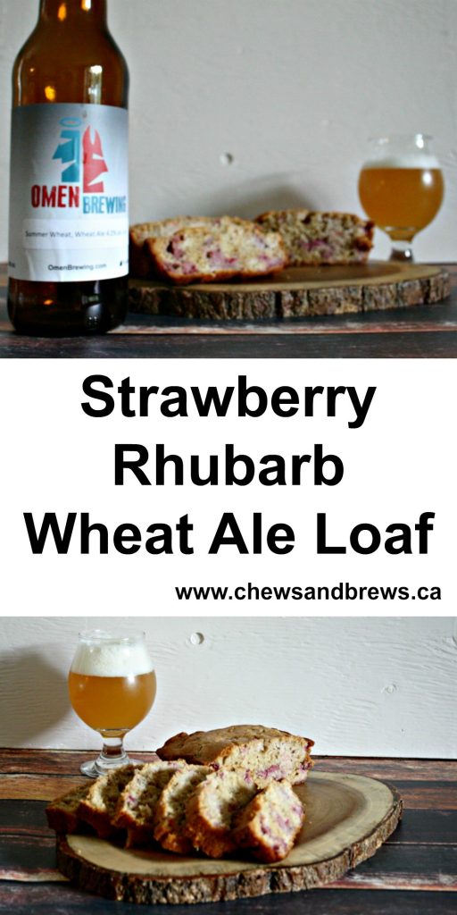 Strawberry Rhubarb Wheat Ale Loaf