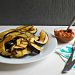 Grilled Acorn Squash with Tomato Curry Chutney